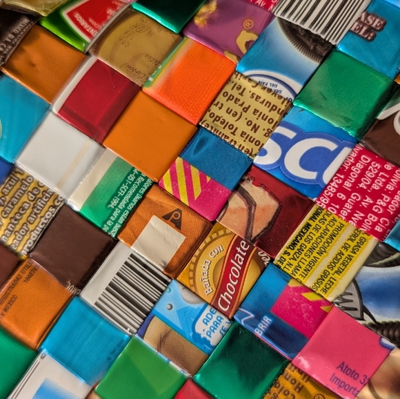 Y2K Recycled Candy Wrapper Purse - Picture 2 of 8